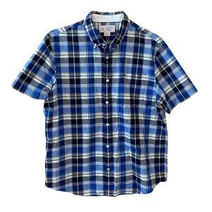 Original Penguin Plaid Short Sleeve Button Down